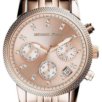Michael Kors Ritz Chronograph Crystal Index MK6077 Orologio da donna
