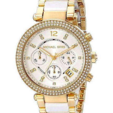 Michael Kors Parker Orologio multifunzionale quadrante bianco MK6119 da donna