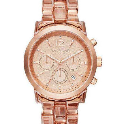 Michael Kors Audrina Chronograph Rose Dial MK6203 Orologio da donna