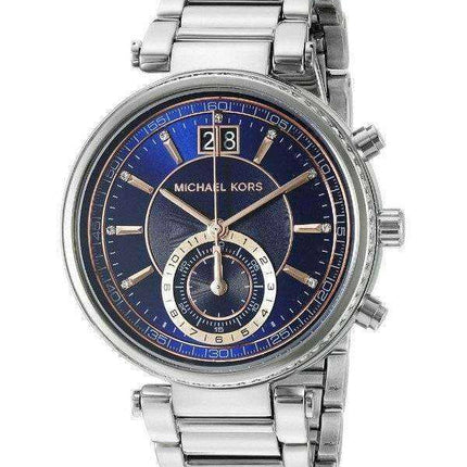 Michael Kors Sawyer Blue Dial MK6224 Orologio da donna