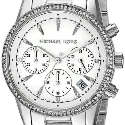 Michael Kors Ritz Chronograph Quartz Diamond Accent MK6428 Orologio da donna