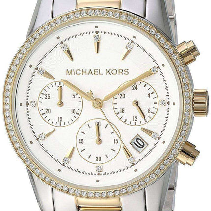 Michael Kors Ritz Chronograph Quartz Diamond Accent MK6474 Orologio da donna