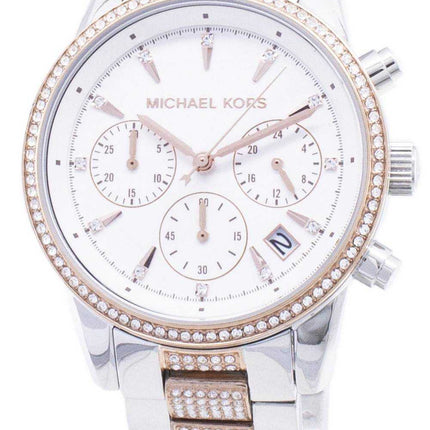 Michael Kors Ritz MK6651 Chronograph Diamond Accents orologio da donna