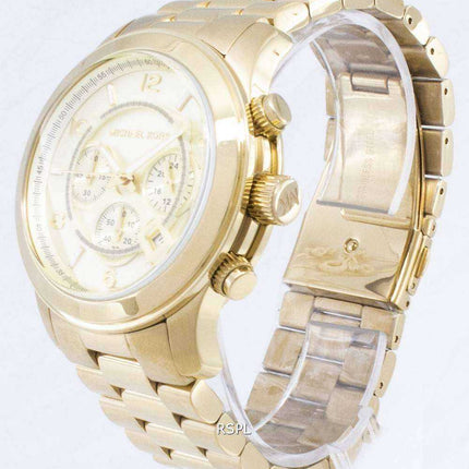Orologio unisex Michael Kors Gold-Tone Runway MK8077