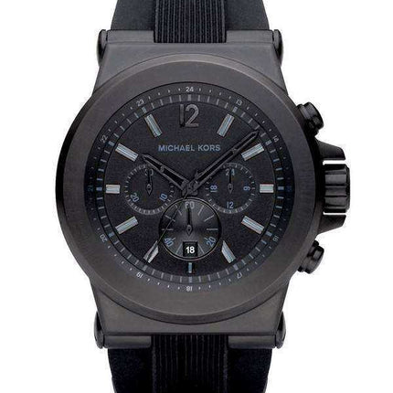 Orologio da uomo Michael Kors in silicone nero con cinturino MK8152