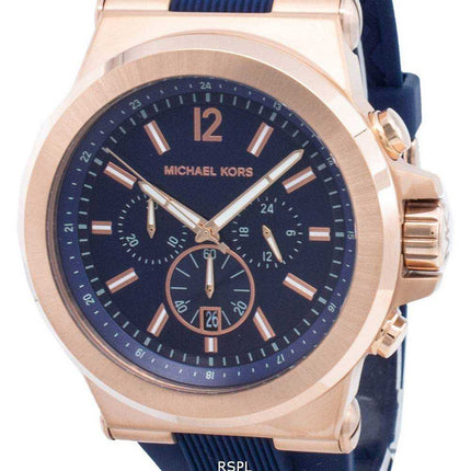 Michael Kors Chronograph Dylan Navy Cinturino in silicone MK8295 Orologio da uomo