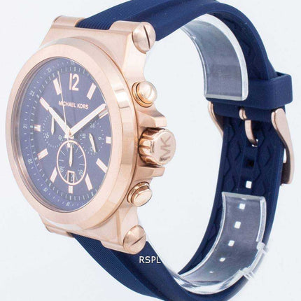 Michael Kors Chronograph Dylan Navy Cinturino in silicone MK8295 Orologio da uomo
