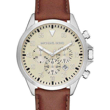 Orologio da uomo Michael Kors Gage Beige Dial Chronograph MK8441