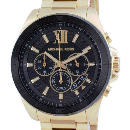 Orologio da uomo Michael Kors Brecken cronografo al quarzo tono oro MK8848