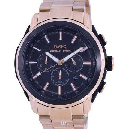 Orologio da uomo Michael Kors Kyle cronografo quadrante nero al quarzo MK8889