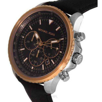Orologio da uomo Michael Kors Cortlandt cronografo quadrante nero al quarzo MK8905