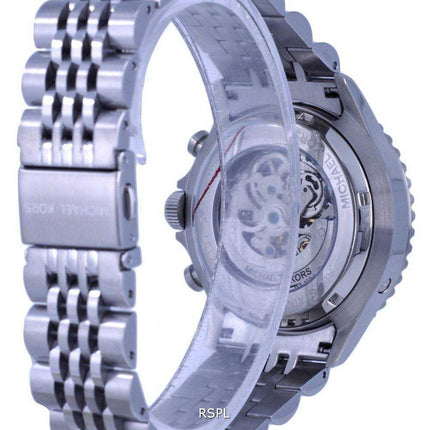 Orologio da uomo Michael Kors Bayville Skeleton in acciaio inossidabile automatico MK9045