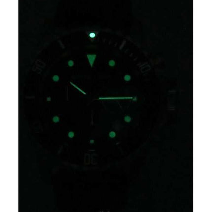 Orologio da uomo Michael Kors Everest cronografo in pelle blu scuro quadrante nero al quarzo MK9091 100M