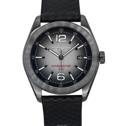 Orologio da uomo Michael Kors Accelerator 2.0 con cinturino in silicone e quadrante grigio al quarzo MK9175