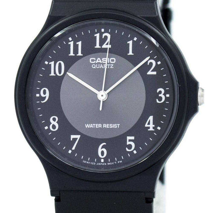 Casio Classic Analog Quartz Black Resin MQ-24-1B3LDF MQ-24-1B3L Orologio da uomo