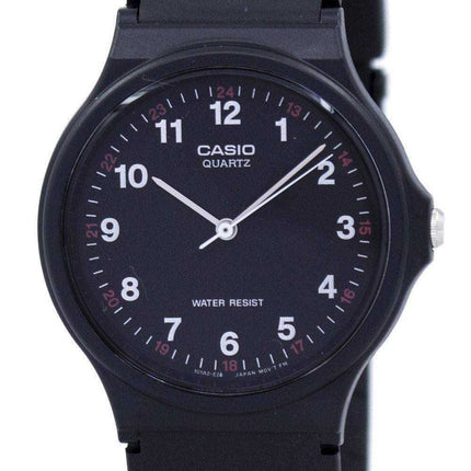 Orologio da uomo Casio Classic Analog Quartz Black Resin MQ-24-1BLDF MQ24-1BLDF