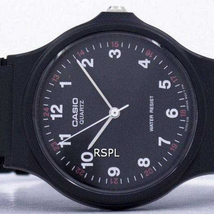 Orologio da uomo Casio Classic Analog Quartz Black Resin MQ-24-1BLDF MQ24-1BLDF