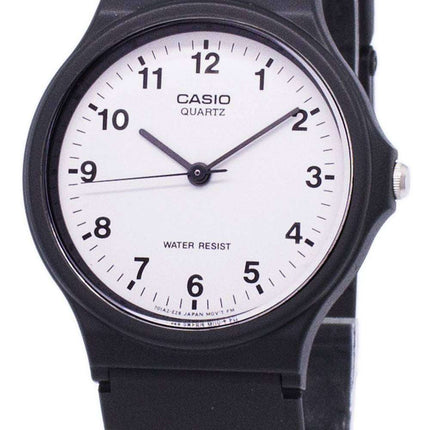 Orologio da uomo Casio Classic Analogico al quarzo con quadrante bianco MQ-24-7BLDF MQ-24-7BL ricondizionato