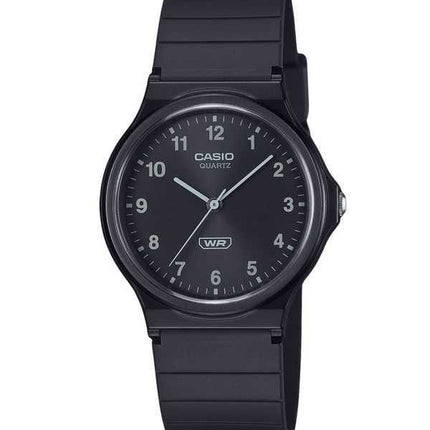 Casio POP Analog Bio Based Resin Strap Quadrante Nero Quarzo MQ-24B-1B Orologio Unisex