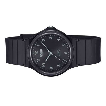 Casio POP Analog Bio Based Resin Strap Quadrante Nero Quarzo MQ-24B-1B Orologio Unisex