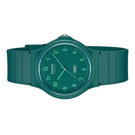 Casio POP Analog Bio Based Resin Strap Green Dial Quartz MQ-24B-3B Orologio unisex