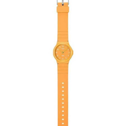 Casio POP Analog Bio Based Resin Strap Orange Dial Quartz MQ-24B-9B Orologio unisex