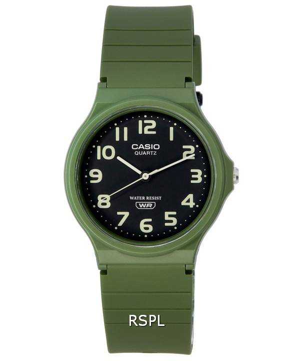 Orologio da uomo Casio Standard analogico quadrante nero al quarzo MQ-24UC-3B MQ24UC-3B