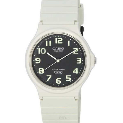 Orologio Casio standard analogico cinturino in resina quadrante nero quarzo MQ-24UC-8B MQ24UC-8B unisex