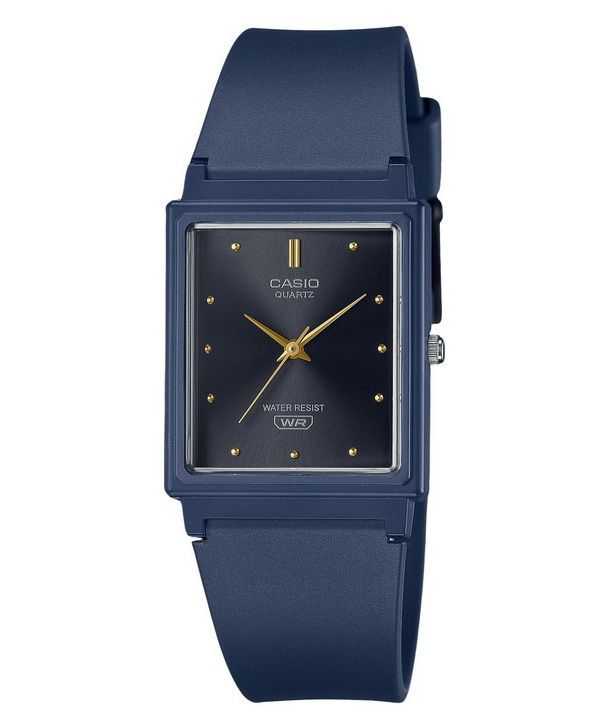 Casio POP Analogico Blu Scuro Cinturino in Resina Quadrante Nero Quarzo MQ-38UC-2A1 Orologio da Donna