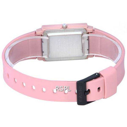 Orologio da donna Casio analogico cinturino in resina rosa quadrante nero al quarzo MQ-38UC-4A MQ38UC-4A
