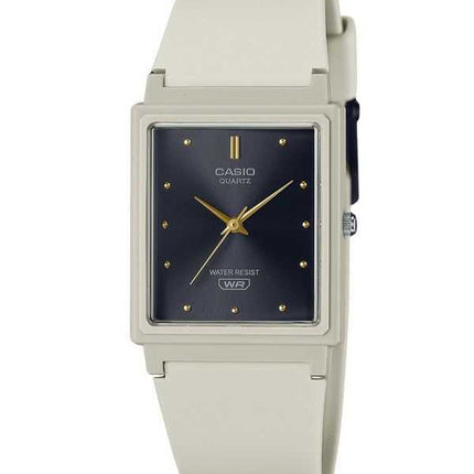 Casio POP Analog Beige Cinturino in Resina Quadrante Nero Quarzo Orologio da Donna MQ-38UC-8A