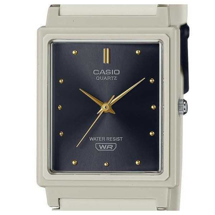 Casio POP Analog Beige Cinturino in Resina Quadrante Nero Quarzo Orologio da Donna MQ-38UC-8A