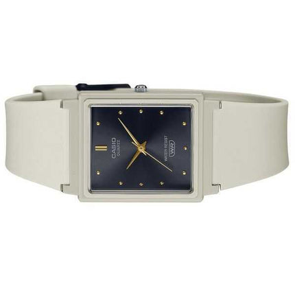 Casio POP Analog Beige Cinturino in Resina Quadrante Nero Quarzo Orologio da Donna MQ-38UC-8A