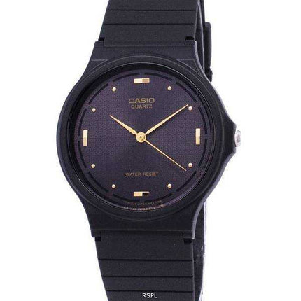 Orologio da uomo con quadrante nero analogico Casio Quartz Enticer MQ-76-1ALDF MQ-76-1AL