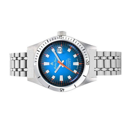 Mathey-Tissot Mergulhador acciaio inossidabile quadrante blu orologio da uomo automatico MRG1 200M con cinturino extra