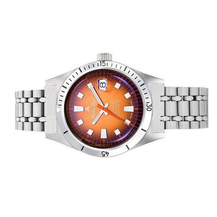 Orologio da uomo Mathey-Tissot Mergulhador in acciaio inossidabile con quadrante arancione automatico MRG3 200M con cinturino ex
