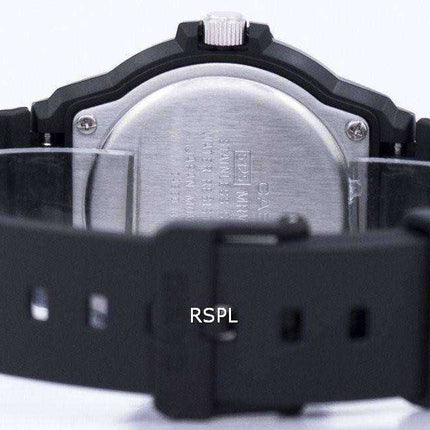 Orologio da uomo analogico al quarzo Casio con quadrante nero MRW-200H-3BVDF MRW200H-3BVDF