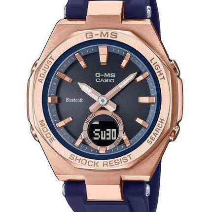 Orologio Casio Baby-G Bluetooth Analogico Digitale Resina Quarzo MSG-B100G-2A MSGB100G-2 100M Orologio da Donna