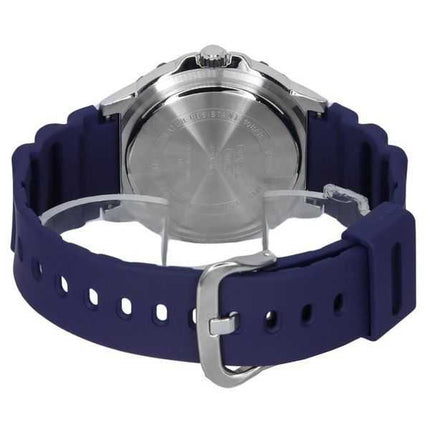 Orologio da uomo Casio standard analogico con cinturino in resina quadrante nero al quarzo MTD-125-2A 100M