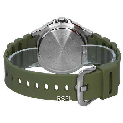 Orologio da uomo Casio standard analogico quadrante nero al quarzo MTD-125-3A MTD125-3 100M