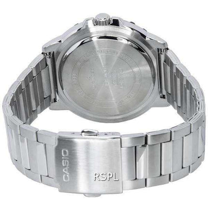 Orologio da uomo Casio Enticer standard analogico quadrante nero al quarzo MTD-125D-1A1 MTD125D-1A1 100M