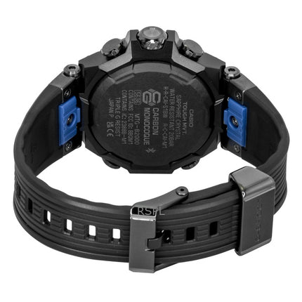 Orologio da uomo Casio G-Shock MT-G Analog Smartphone Link con cinturino in resina e quadrante nero Solar MTG-B2000B-1A2 200M