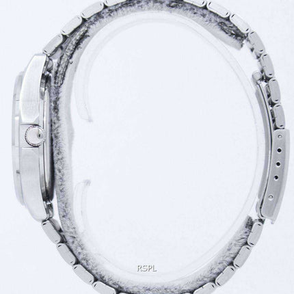 Orologio da uomo Casio analogico al quarzo quadrante nero in acciaio inossidabile MTP-1183A-1ADF MTP-1183A-1A