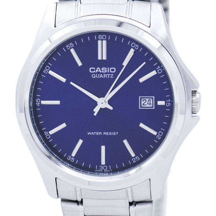 Orologio da uomo Casio analogico al quarzo analogico quadrante blu MTP-1183A-2ADF MTP-1183A-2A
