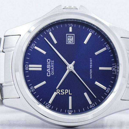 Orologio da uomo Casio analogico al quarzo analogico quadrante blu MTP-1183A-2ADF MTP-1183A-2A