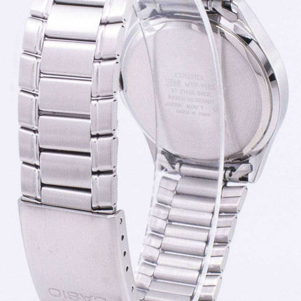 Orologio da uomo al quarzo analogico in acciaio inossidabile al quarzo Casio MTP-1183A-7ADF Orologio da uomo MTP-1183A-7A