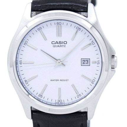 Orologio da uomo al quarzo analogico Casio in pelle nera MTP-1183E-7ADF MTP1183E-7ADF Orologio da uomo