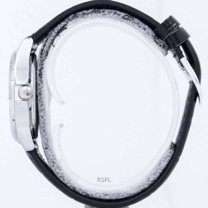Orologio da uomo al quarzo analogico Casio in pelle nera MTP-1183E-7BDF MTP1183E-7BDF Orologio da uomo