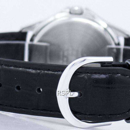 Orologio da uomo al quarzo analogico Casio in pelle nera MTP-1183E-7BDF MTP1183E-7BDF Orologio da uomo
