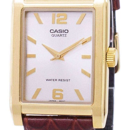 Orologio da uomo in pelle analogico al quarzo Casio Enticer MTP-1235GL-7ADF Orologio da uomo in pelle MTP-1235GL-7A